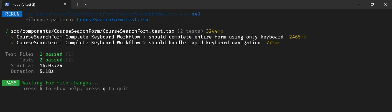 Test Complatet Keyboard Workflow