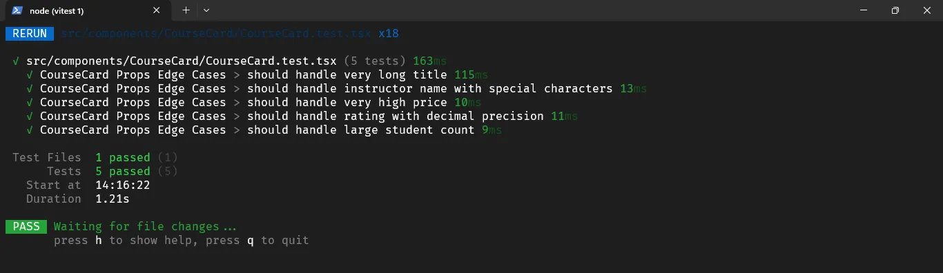 Testing Edge Case Props
