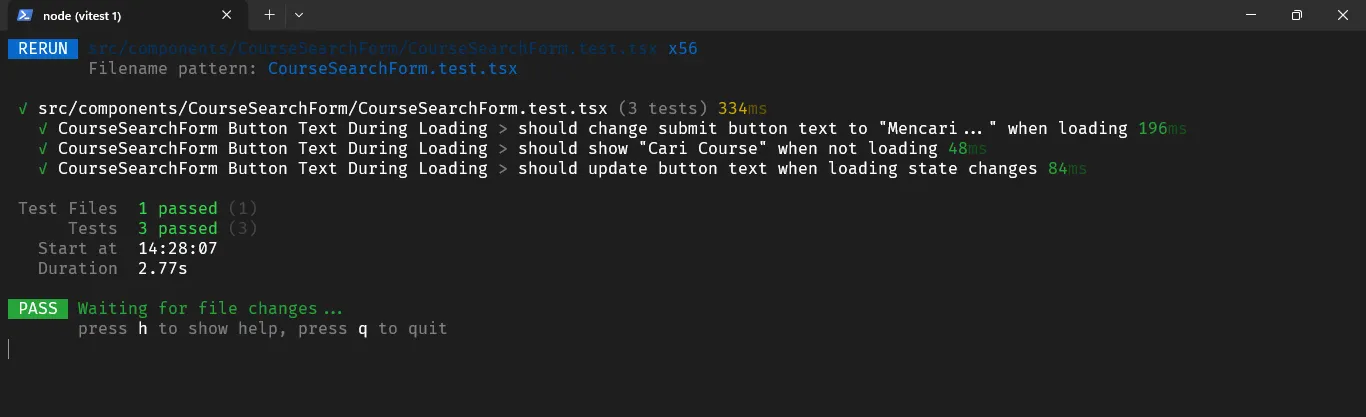 Test Button Text Change