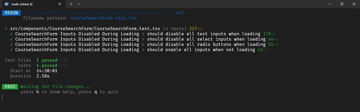 Test Form Input Disabled