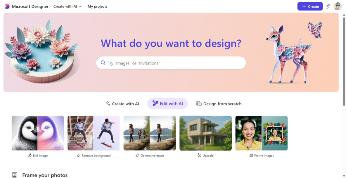 Microsoft Designer - Stunning designs in a flash