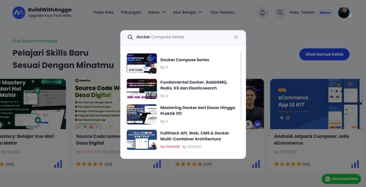 Kelas Online UI UX Design, Coding, Business | BuildWithAngga