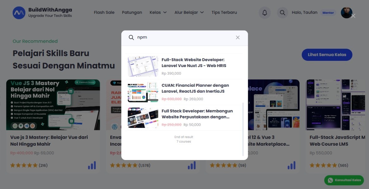 Kelas Online UI UX Design, Coding, Business | BuildWithAngga