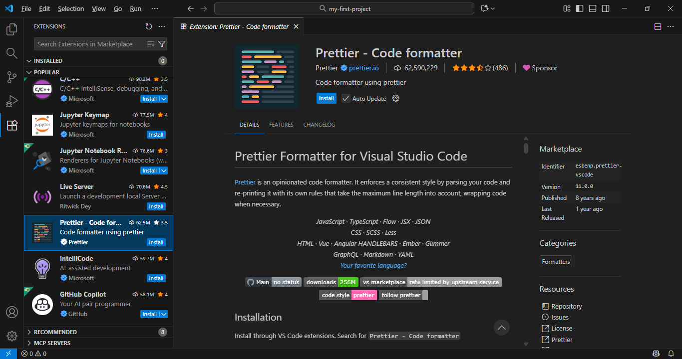 Extension Marketplace