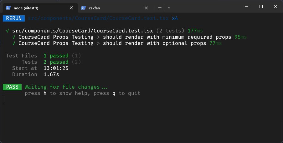 Terminal: Test Optional Props