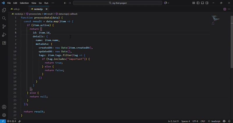 Ctrl+K Ctrl+0 / Cmd+K Cmd+0 - Fold All