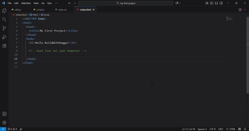 Ctrl+K W / Cmd+K W - Close All Editors