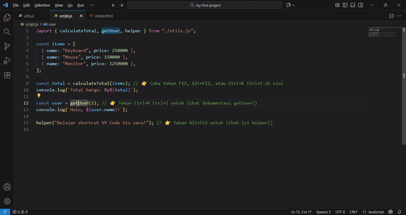 Alt+Right / Cmd+Right - Go Forward