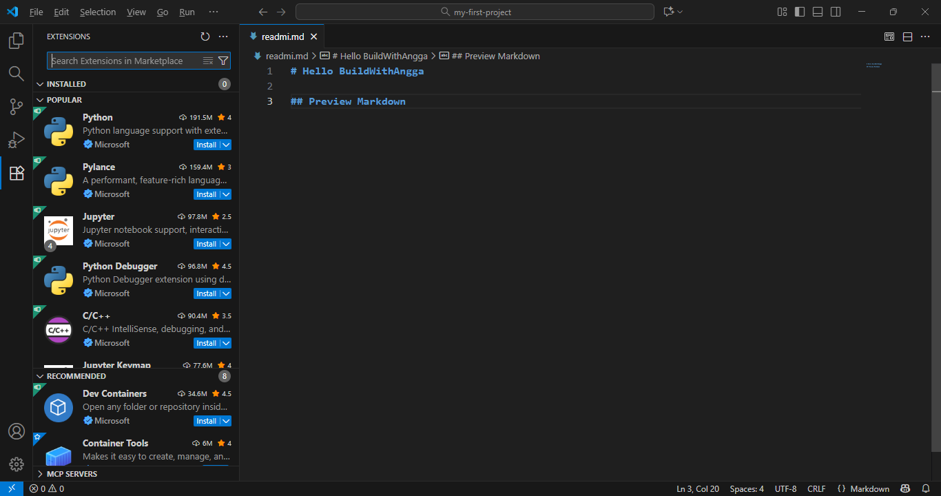 Ctrl+Shift+X / Cmd+Shift+X - Focus Extensions