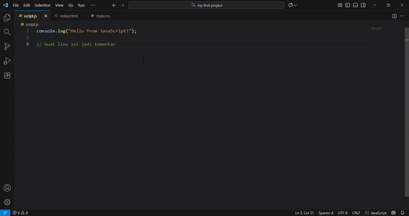 Alt+Up/Down / Option+Up/Down - Move Line