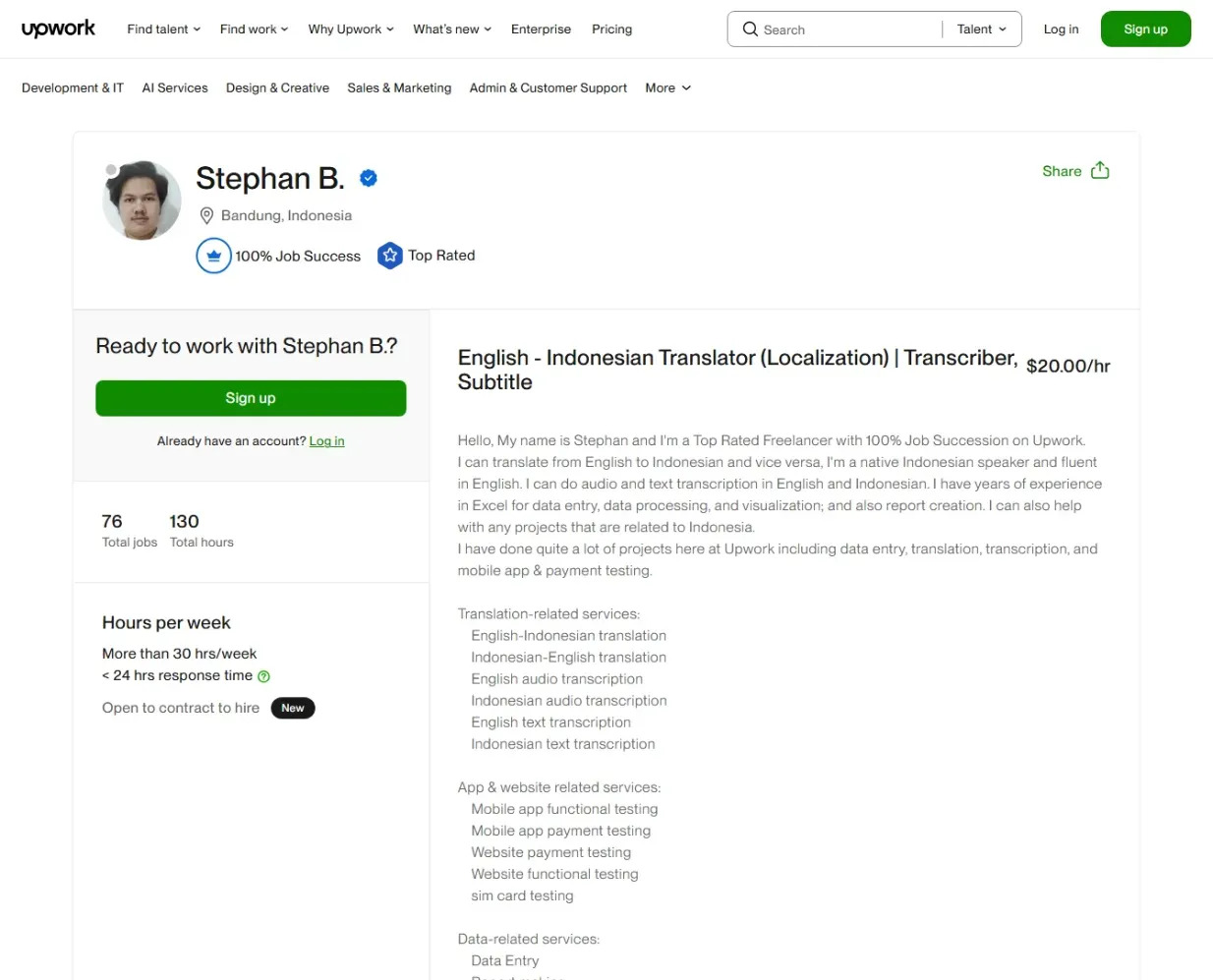 Profil Stephan B.