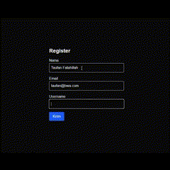 Validasi username