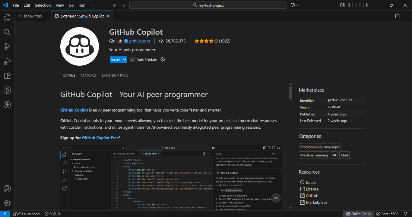 GitHub Copilot Extension - AI Enhanced
