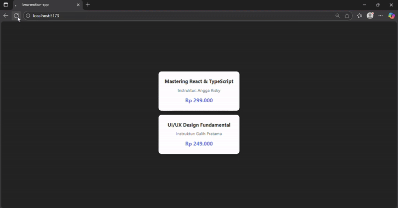 Fade In / Out Animation