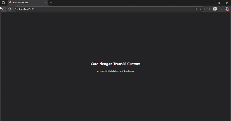 SmoothCard Animation