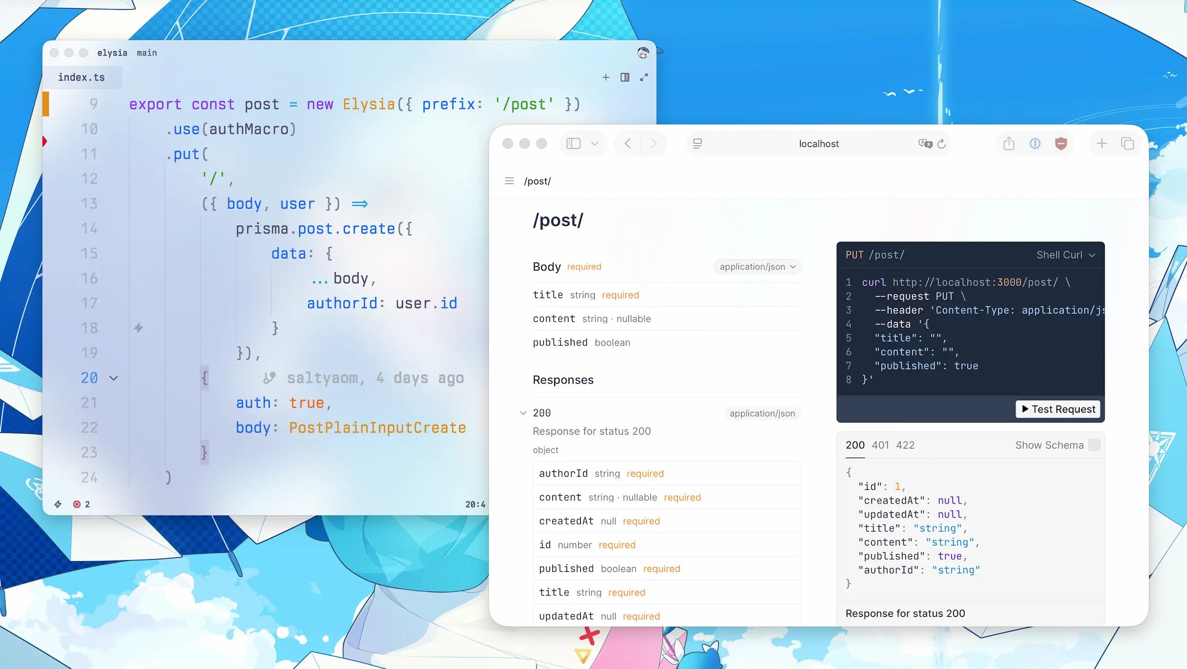 Elysia - Ergonomic Framework for Humans | ElysiaJS