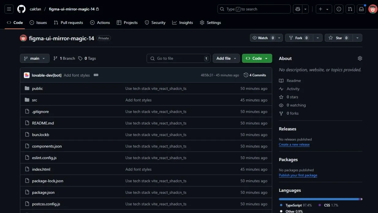 Lovable GitHub Repository