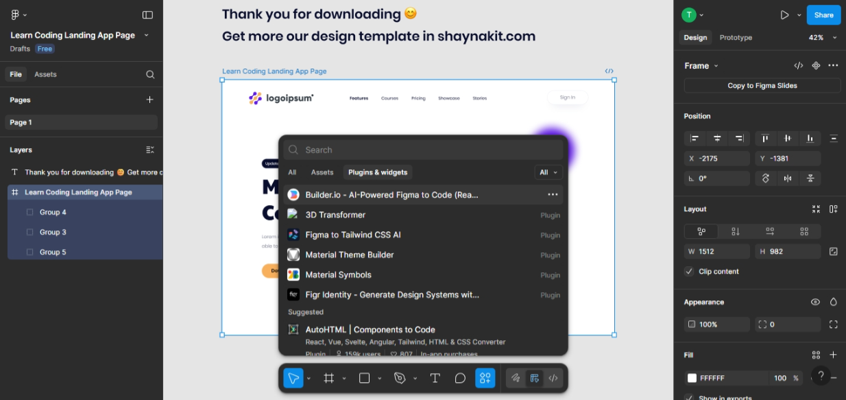Figma Builder.io