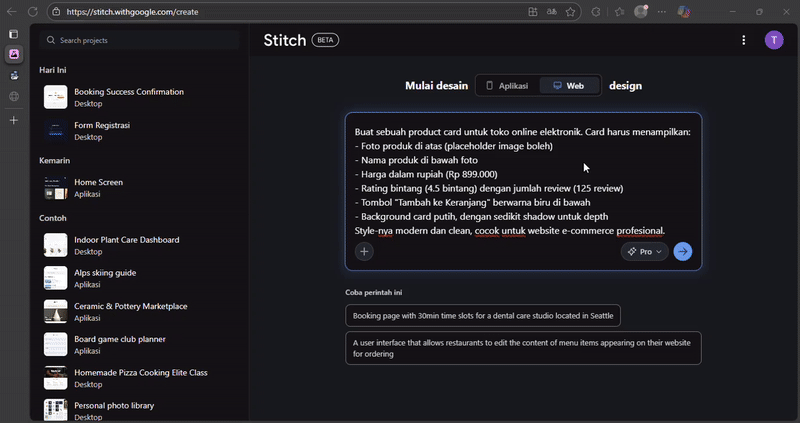Studi Kasus: E-commerce Product Card