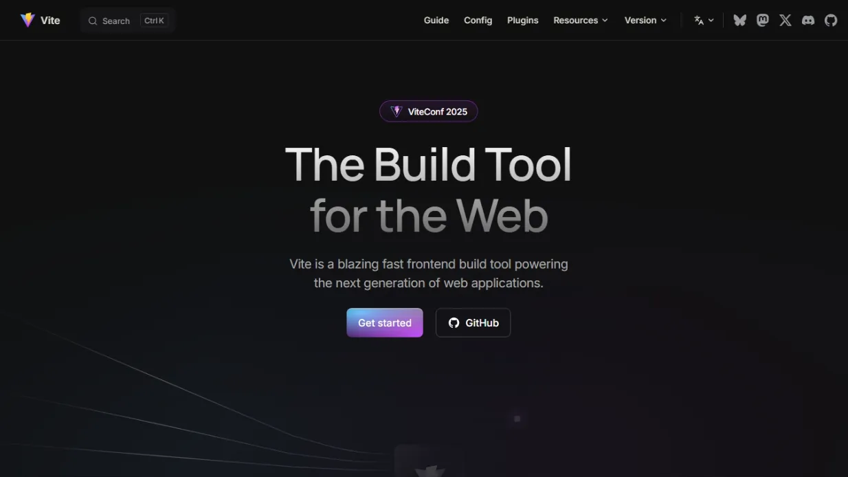 Homepage Vite