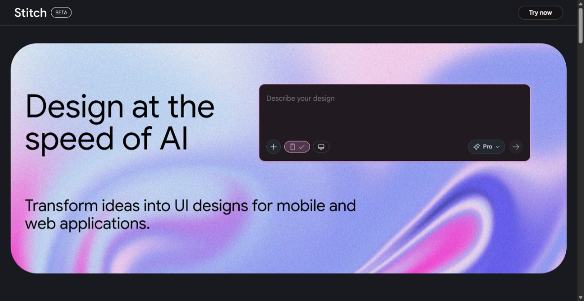 Stitch - Design with AI