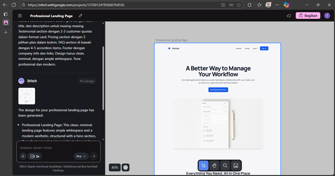 Landing Page untuk SaaS