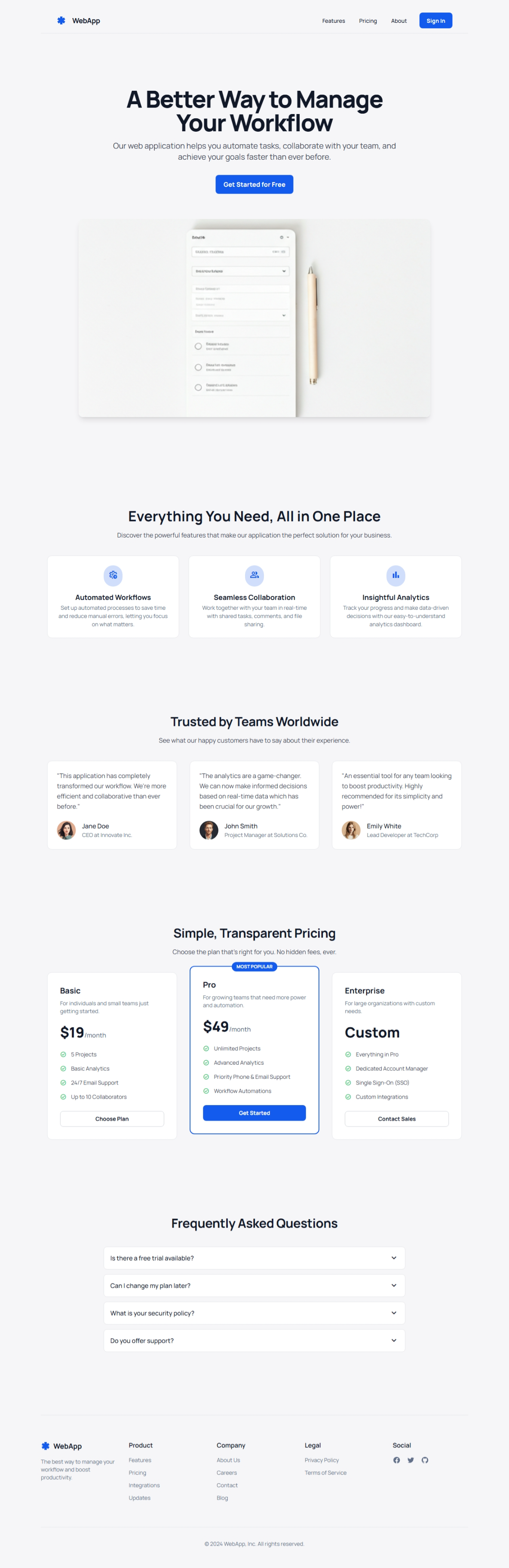 Hasil untuk Landing Page SaaS