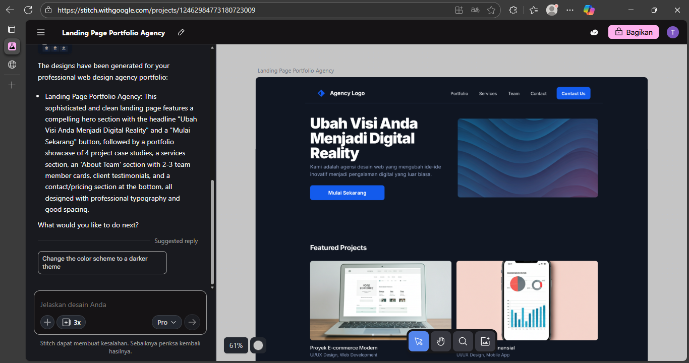 Landing Page Digital Agency