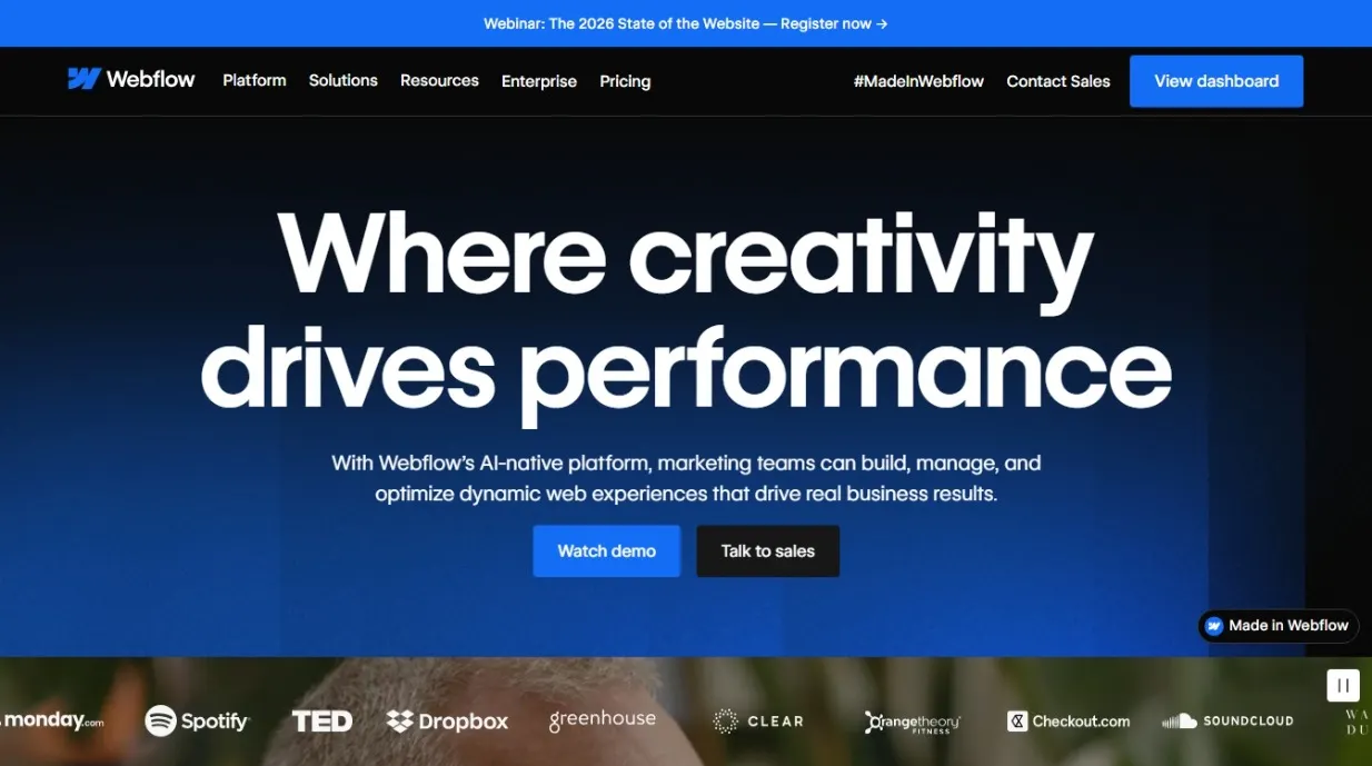 Webflow: Create a custom website | Visual website builder