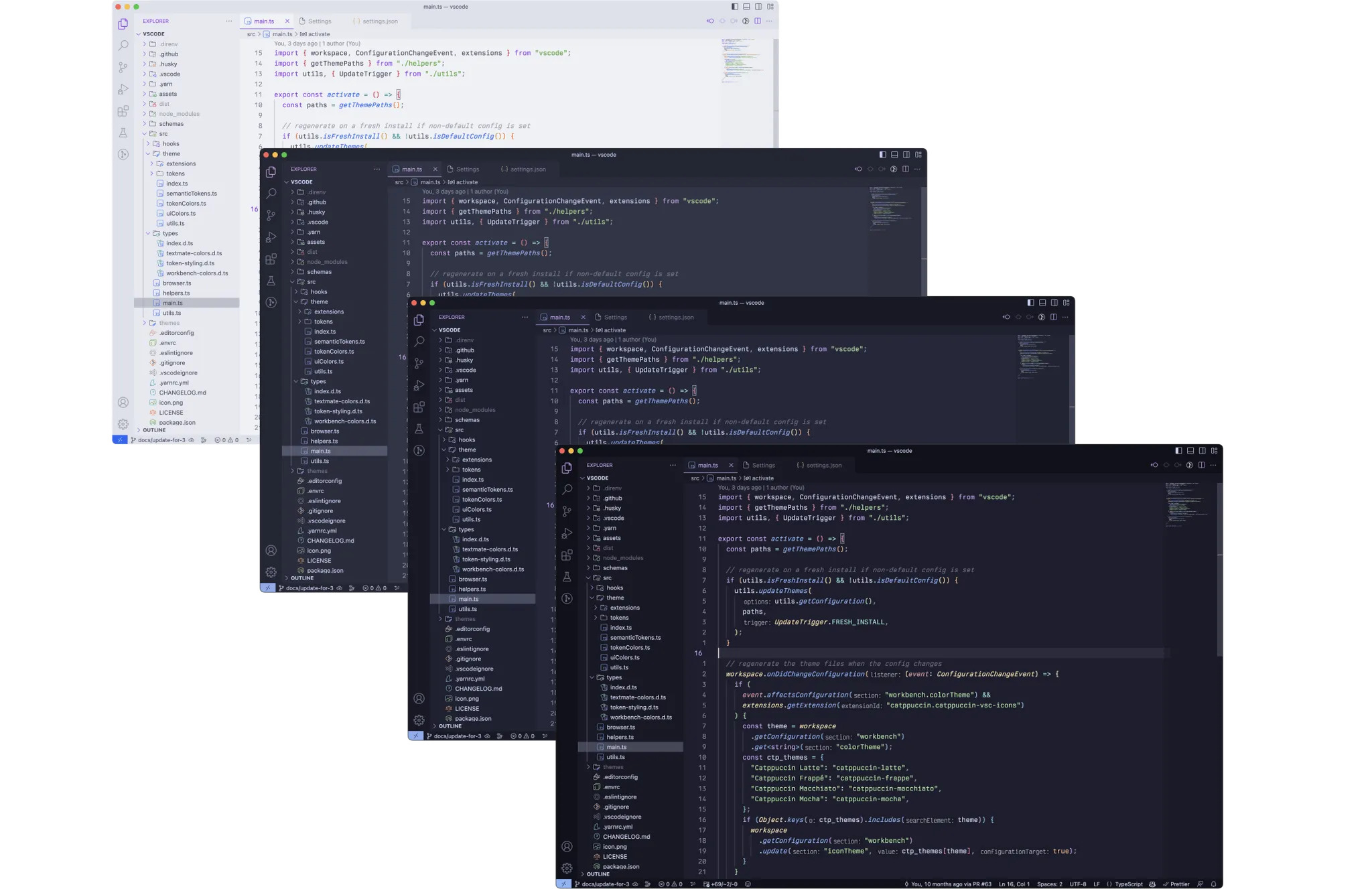 Catppuccin for VSCode