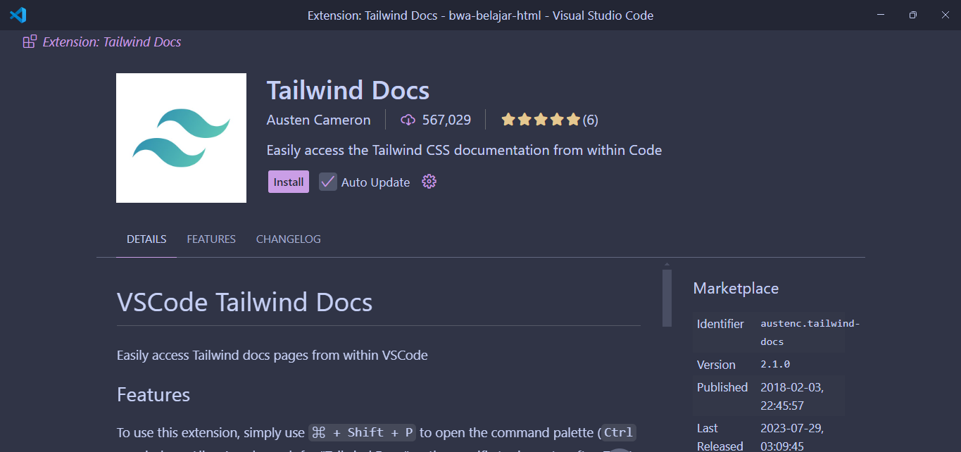 Tailwind Docs