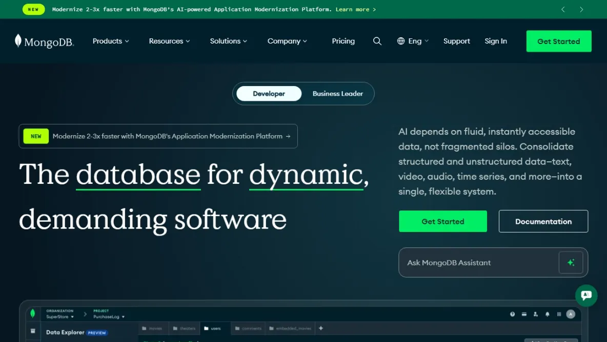 MongoDB: The World’s Leading Modern Database | MongoDB