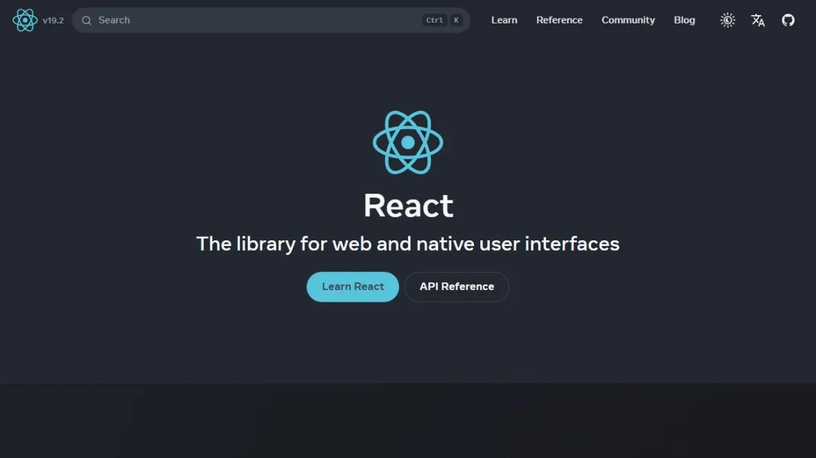 React