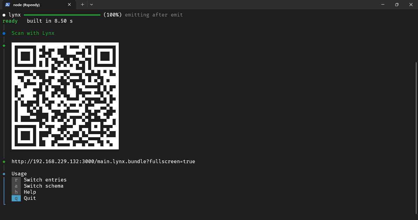 Scan Barcode ini di LynxExplorer