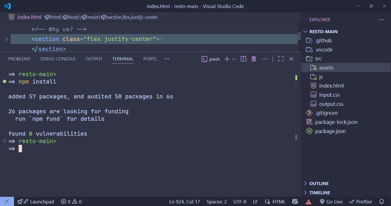 Install dependencies yang diperlukan