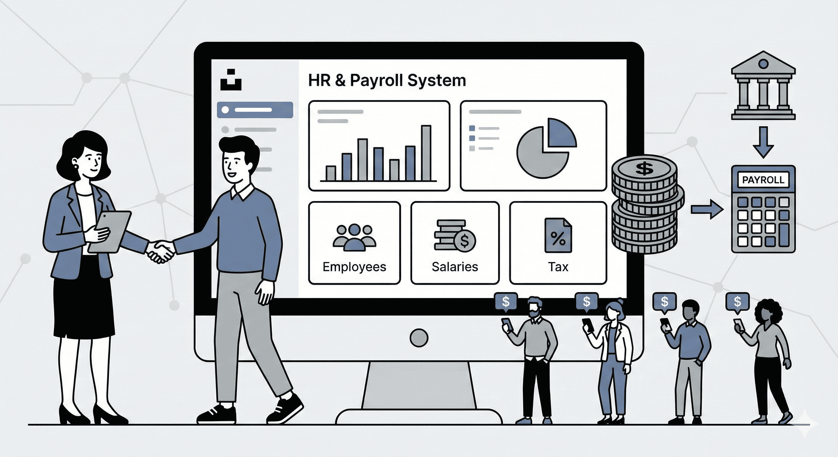 HR & payroll management system - generated by Gemini AI